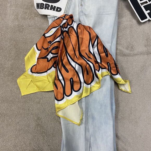 6th NBRHD NEW Mens 28 Stacked Jeans New Fields Light Wash Distressed Stretch - Picture 16 of 16